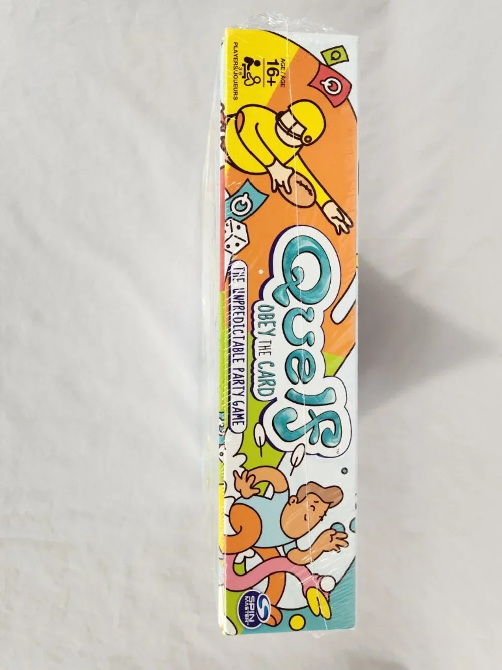 Quelf Board Game Obey The Card Unpredictable Party Game Fun for 16+ New Sealed